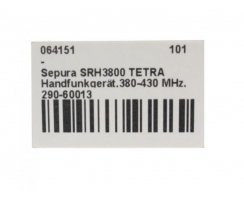 Sepura SRH3800 TETRA Handfunkgert