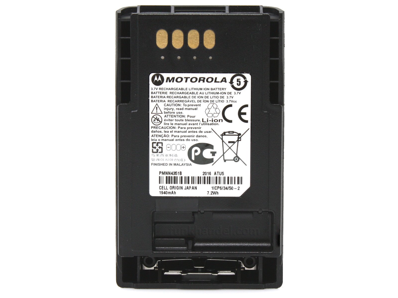 Motorola PMNN4351B Akku 1,8 AH Li-Ion